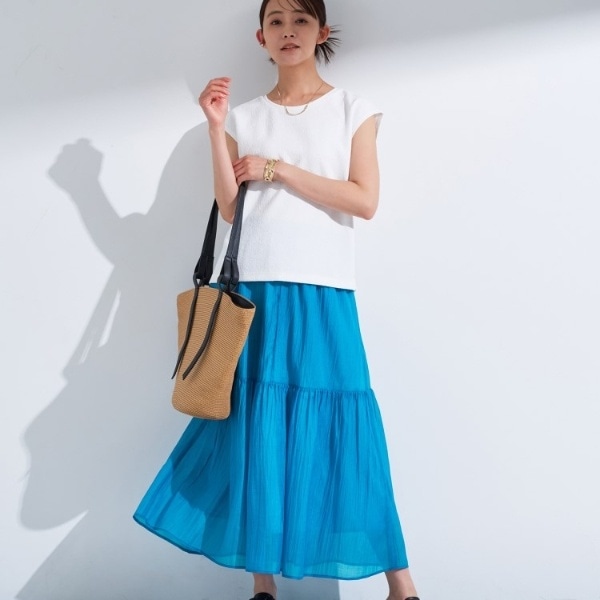 mina perhonen(ミナペルホネン) floccus ブロックベロア バックベルト