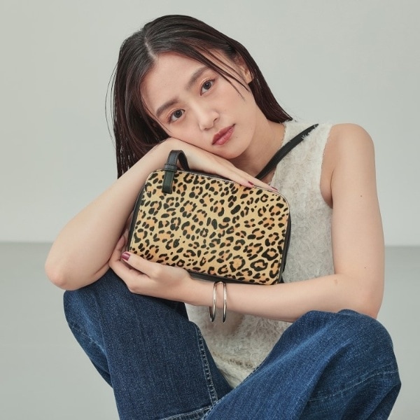 インディヴィ（INDIVI）/アニマルハラコ ボストンショルダー