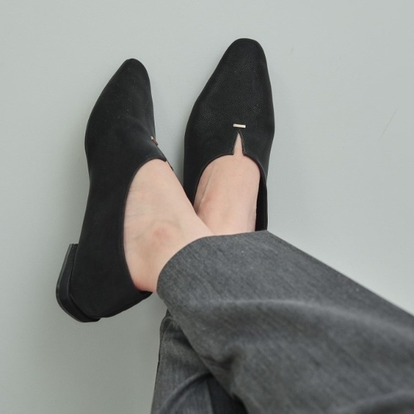 インディヴィ（INDIVI）/スリットデザイン パンプス