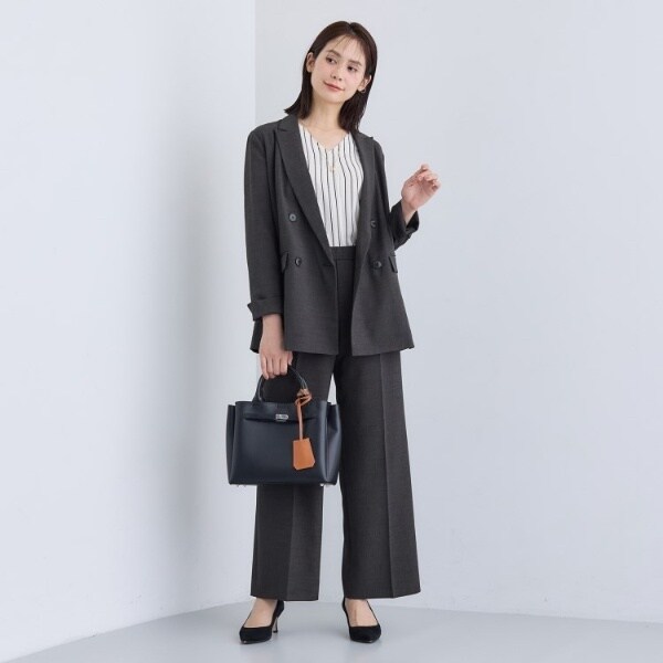 未使用 INDIVI インディヴィ 上品 セットアップ スーツ 40 セレモニー