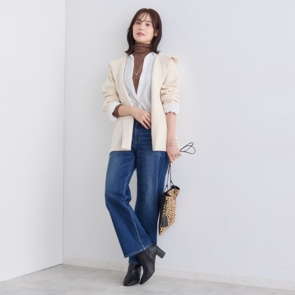 インディヴィ（INDIVI）/【秋／軽羽織り】フーディーライトコートの