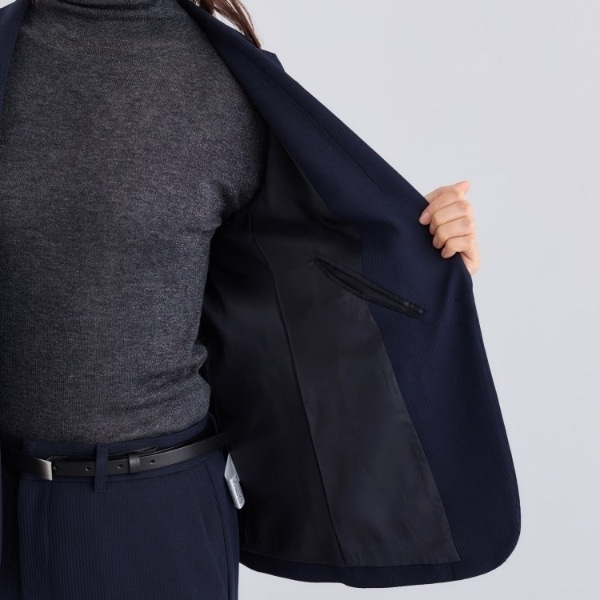 インディヴィ INDIVI 【定番スーツ/洗える/UVケア】ストレッチ