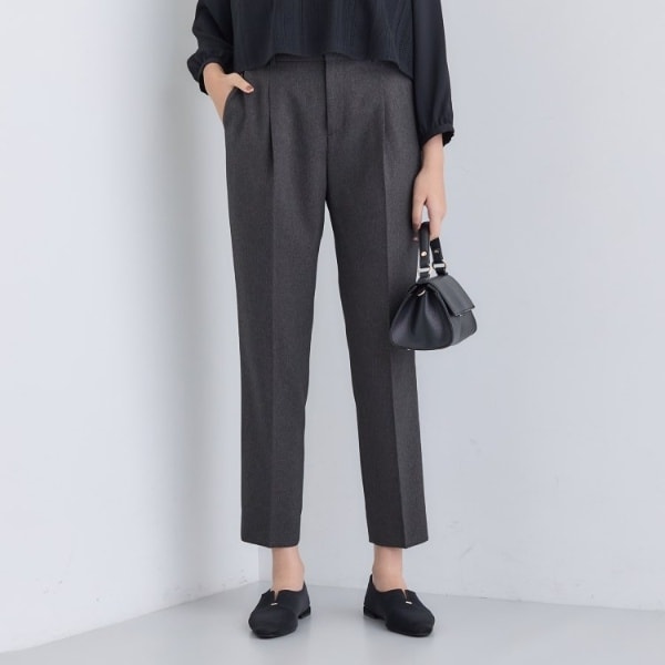 コットンリネンの涼しさワイドパンツ レディース ストレート ロング 麻