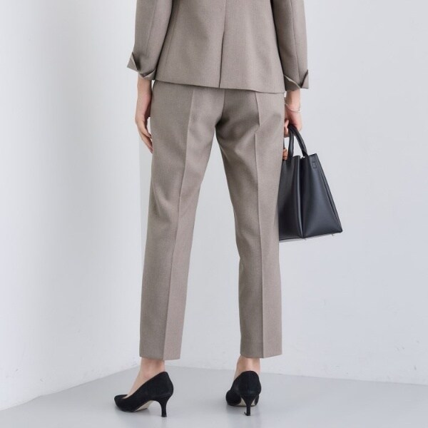 インディヴィ（INDIVI）/【洗える／通勤／スーツ】メランジストレッチ