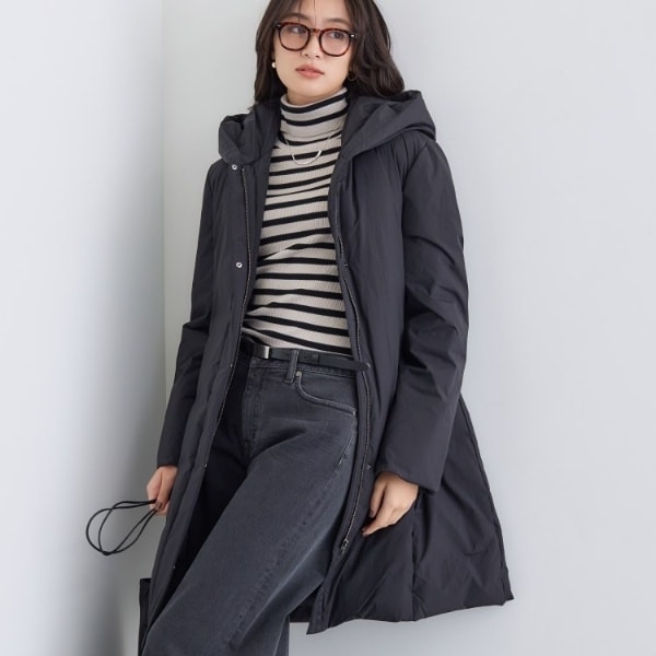 インディヴィ（INDIVI）/【撥水／洗える】ステッチレス ロングダウン