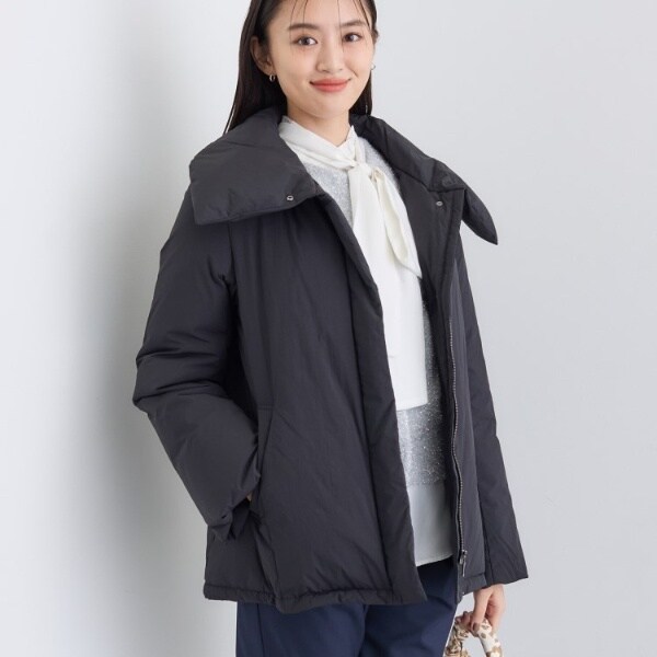 インディヴィ（INDIVI）/【撥水／洗える／デザイン衿】ステッチレス