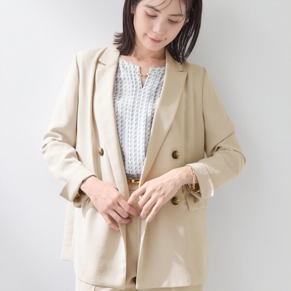 インディヴィ（INDIVI）/【洗える／多機能／SETUP可】着る日傘ダブルジャケット_10