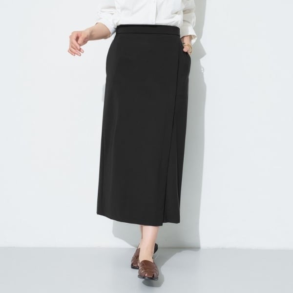 インディヴィ（INDIVI）/【高ストレッチ／撥水／接触冷感】リラックス ナロースカート