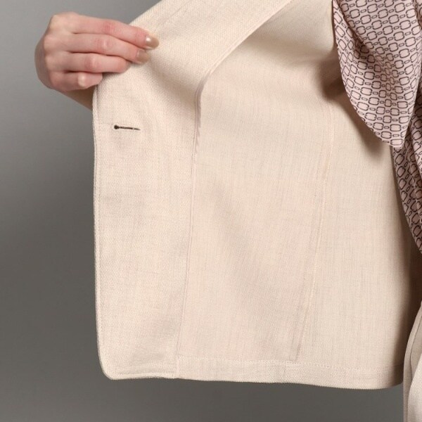 クード シャンス/【洗える日本製通勤スーツセットアップ対応】リネン