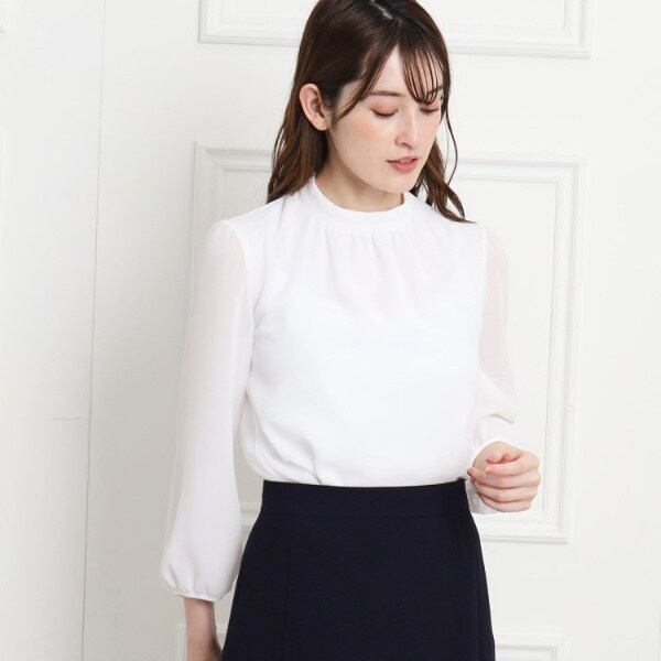 クード シャンス（COUP DE CHANCE）/【洗える／日本製／セレモニー／オフィス／ジャケットイン／一枚着】上品で華やか、ジョーゼットブ…の通販は 10,472円