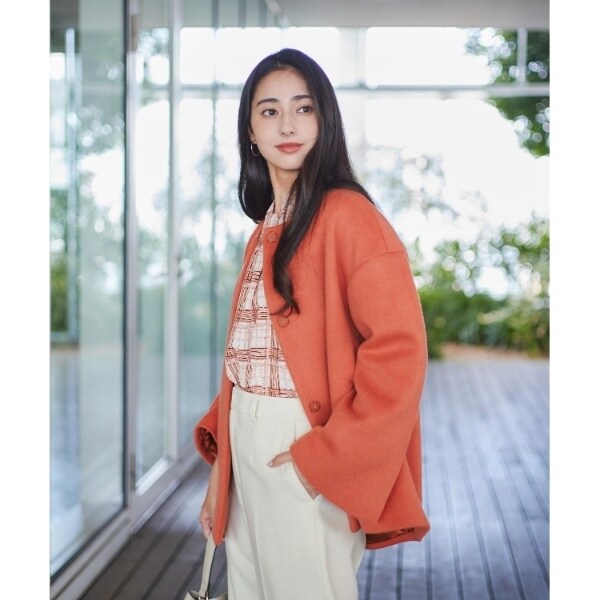 クード シャンス（COUP DE CHANCE）/【日本製】ノーカラーコートの通販