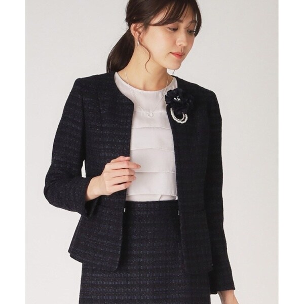 クード シャンス（COUP DE CHANCE）/【日本製】ファンシーツィードジャケット