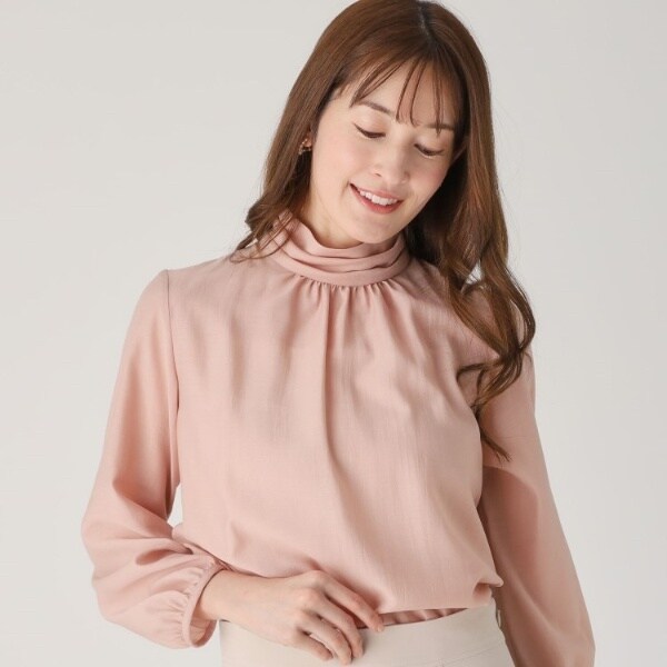 クード シャンス（COUP DE CHANCE）/【洗える／日本製】ねじりデザインブラウス