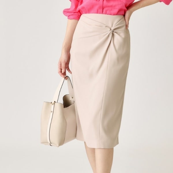 クード シャンス（COUP DE CHANCE）/【日本製】ドレープが美しい！ねじりデザインスカートの通販は