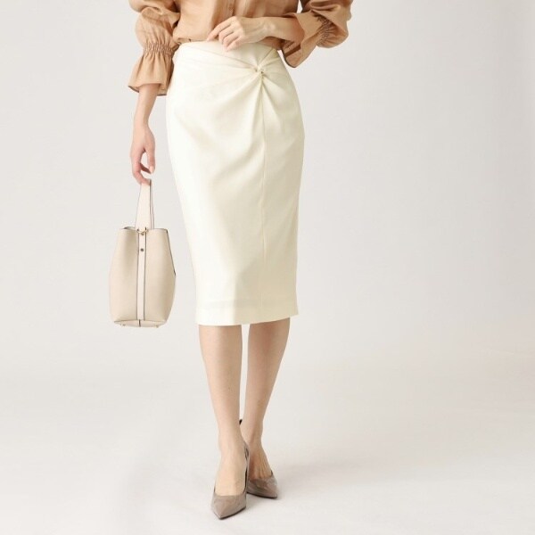 クード シャンス（COUP DE CHANCE）/【日本製】ドレープが美しい！ねじりデザインスカートの通販は