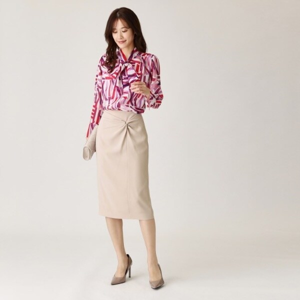 クード シャンス（COUP DE CHANCE）/【日本製】ドレープが美しい！ねじりデザインスカートの通販は