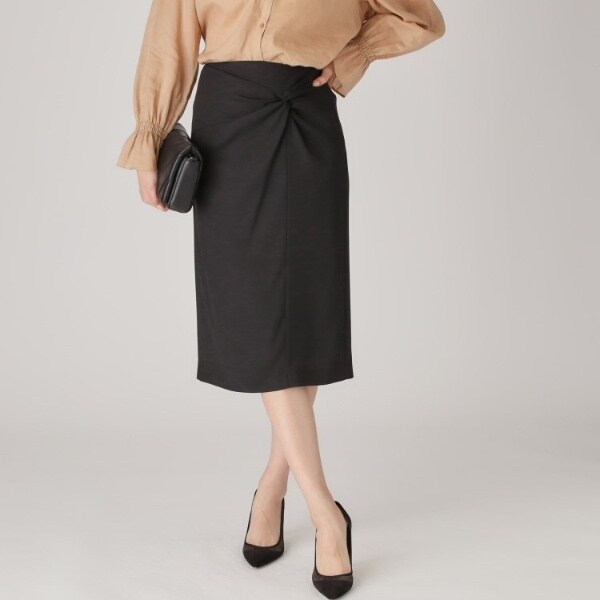 クード シャンス（COUP DE CHANCE）/【日本製】ドレープが美しい！ねじりデザインスカートの通販は