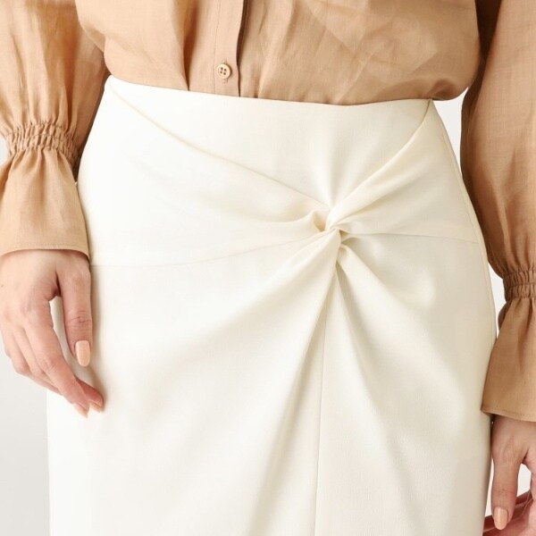 クード シャンス（COUP DE CHANCE）/【日本製】ドレープが美しい！ねじりデザインスカートの通販は