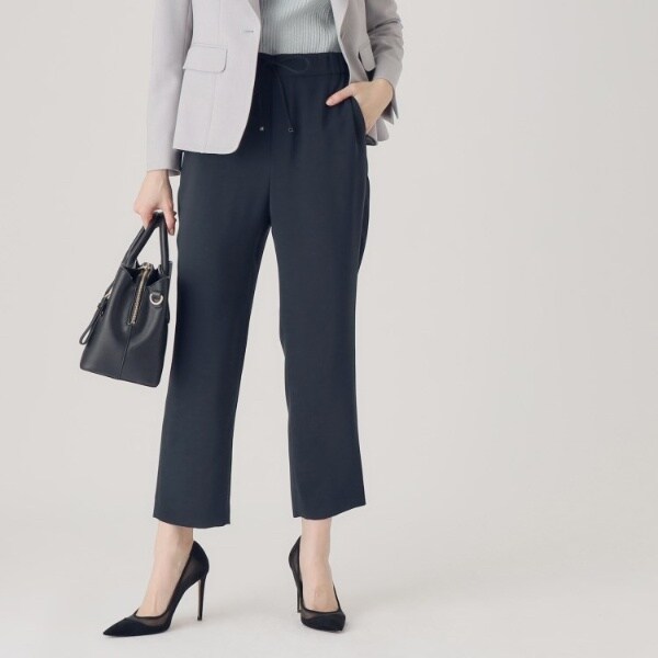 【NEW】クード シャンス（COUP DE CHANCE）/【洗える／日本製／ウエストゴム】デイリーに活躍する！きれいめイージーパンツの通販は