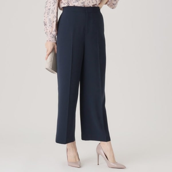 クード シャンス（COUP DE CHANCE）/【洗える／ウエストゴム】ストレートワイドパンツ