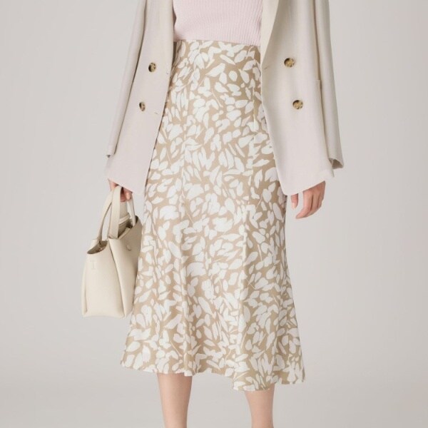 クード シャンス（COUP DE CHANCE）/【洗える／日本製／ウエスト一部ゴム】マーメイドスカート