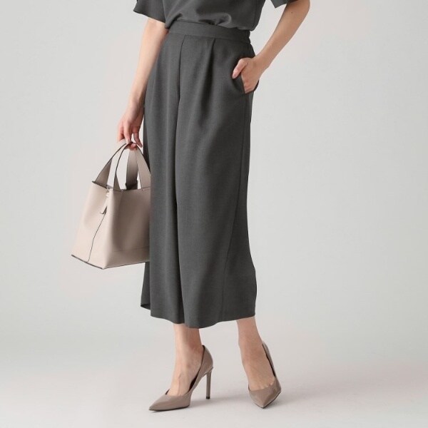 クード シャンス（COUP DE CHANCE）/【洗える／ウエストゴム】ストレートワイドパンツ