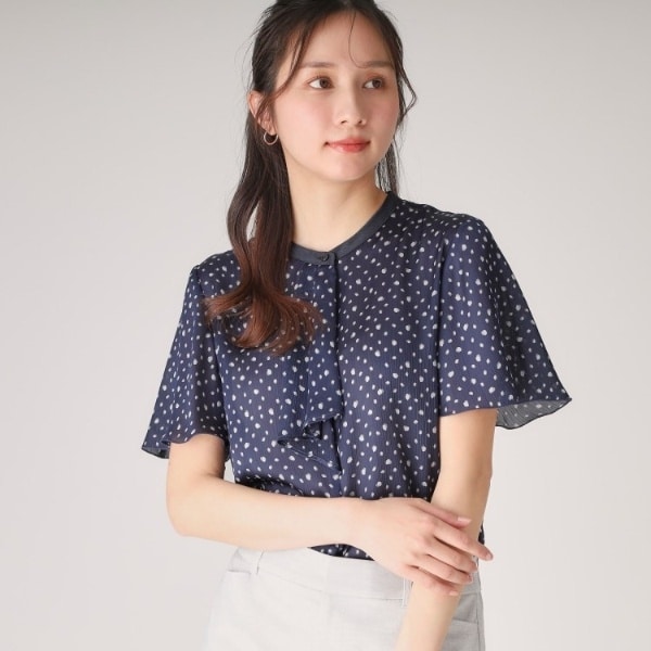 クード シャンス（COUP DE CHANCE）/【洗える】フリルデザインブラウス