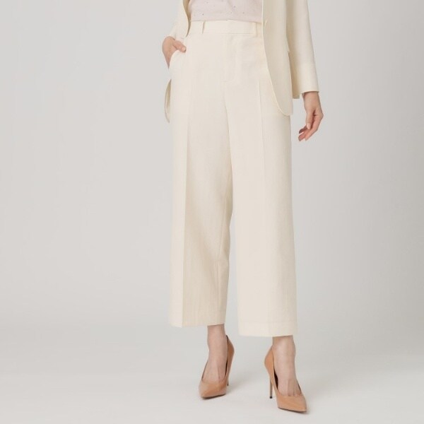 クード シャンス（COUP DE CHANCE）/【洗える／日本製】セミワイドパンツ