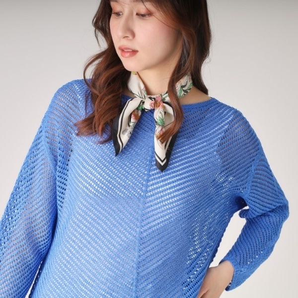 クード シャンス（COUP DE CHANCE）/【洗える／日本製】和紙混ニットプルオーバー クード シャンス（COUP DE CHANCE）/【洗える／日本製】和紙混ニット