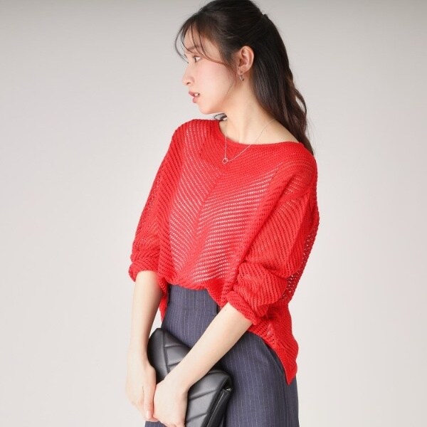 クード シャンス（COUP DE CHANCE）/【洗える／日本製】和紙混ニット