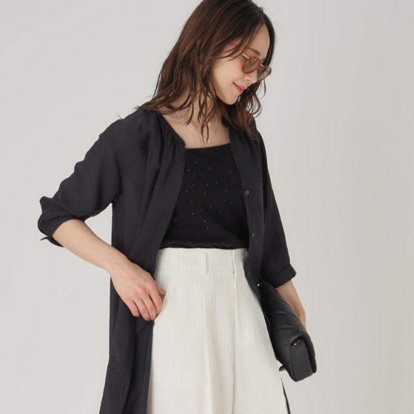 クード シャンス（COUP DE CHANCE）/【洗える】ロングブラウス