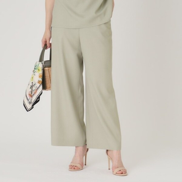 クード シャンス（COUP DE CHANCE）/【洗える／ウエストゴム】ストレートパンツ