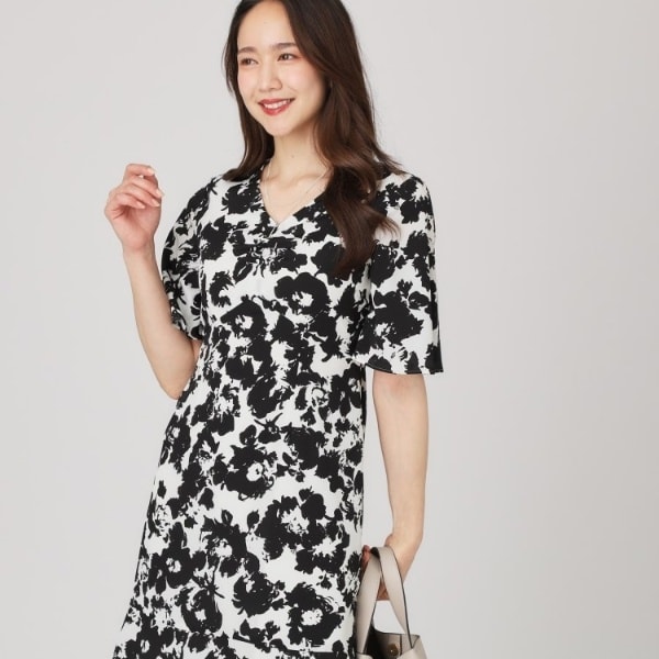 クード シャンス（COUP DE CHANCE）/【手洗い可／日本製】花柄ワンピース