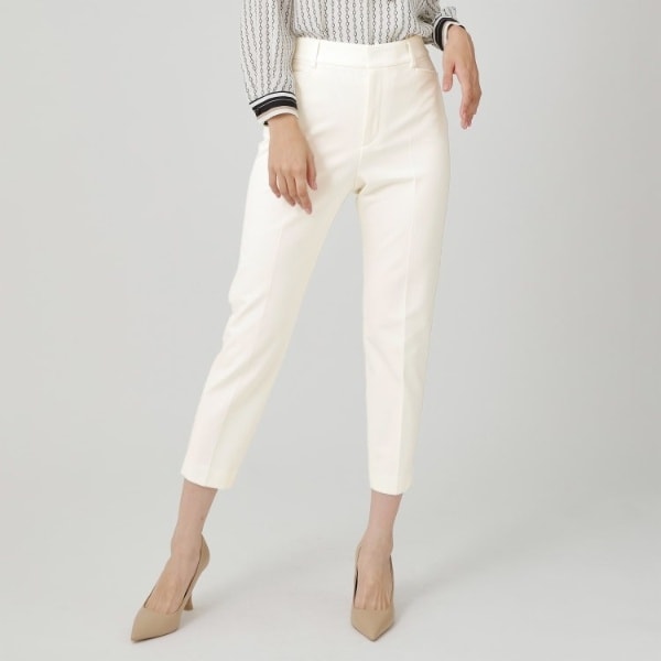 クード シャンス（COUP DE CHANCE）/【手洗い可／日本製／ストレッチ】定番センタープレス入りパンツ