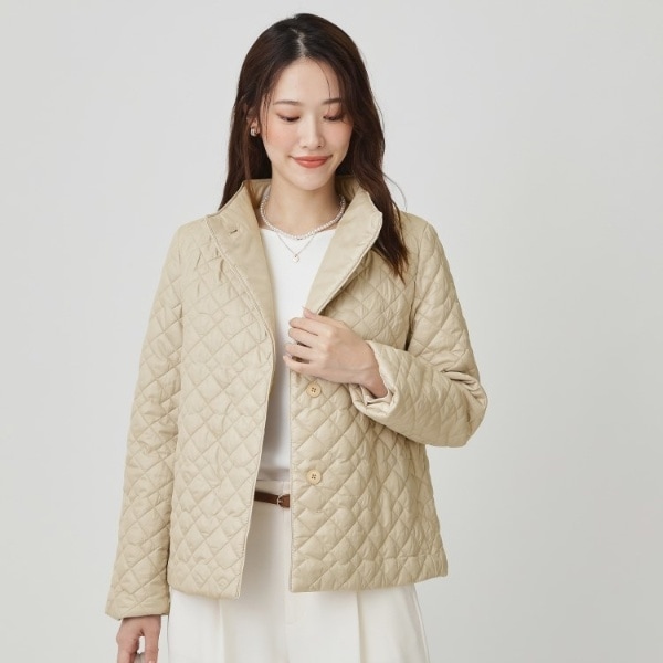 クード シャンス（COUP DE CHANCE）/【軽い着心地】中綿キルトジャケット