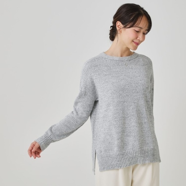 クード シャンス（COUP DE CHANCE）/【手洗い可／日本製】ヒップ丈ニットトップス