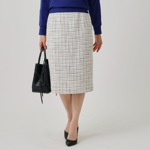 クード シャンス（COUP DE CHANCE）/【日本製】ツイードタイトスカート