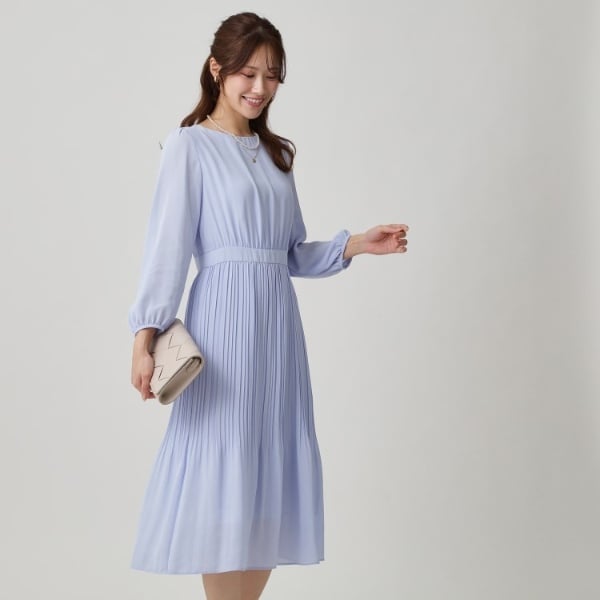 クード シャンス（COUP DE CHANCE）/【一枚着／ジャケットイン】プリーツワンピース