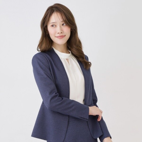 クード シャンス（COUP DE CHANCE）/【手洗い可日本製通勤】ネックデザインブラウス_4