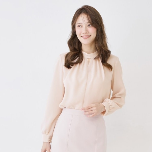クード シャンス（COUP DE CHANCE）/【手洗い可日本製通勤】ネックデザインブラウス_7