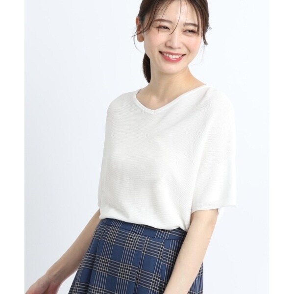 リフレクト（Reflect）/【着痩せ効果有！／WEB限定カラーあり／洗える】ドライタッチVネックニットの通販は 6,985円