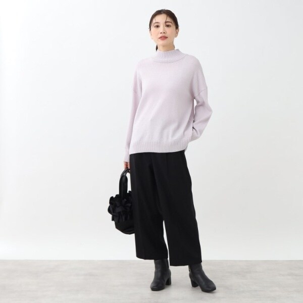 リフレクト（Reflect）/【すっきりシルエット】ウール混ワイドパンツの通販は