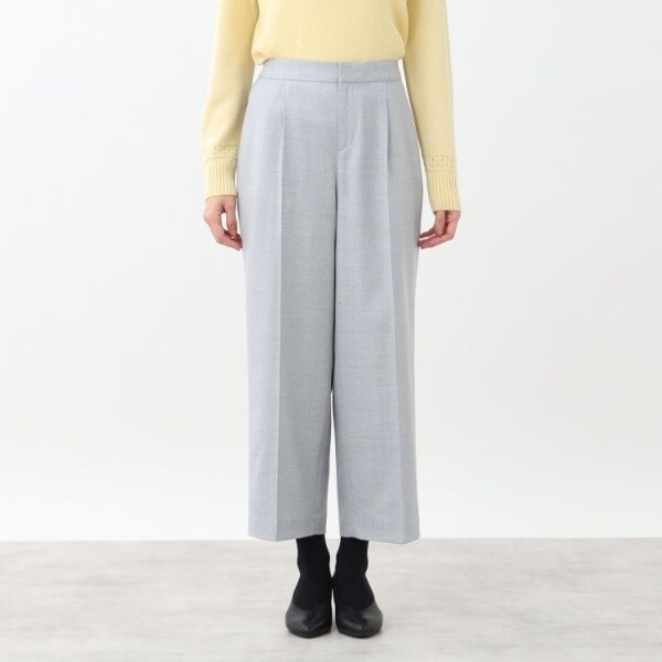 リフレクト（Reflect）/【すっきりシルエット】ウール混ワイドパンツの通販は