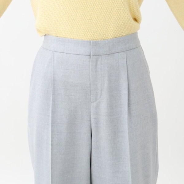 リフレクト（Reflect）/【すっきりシルエット】ウール混ワイドパンツの通販は