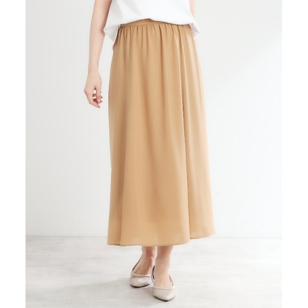 リフレクト（Reflect）/【マシンウォッシュ可】フリュイドロングスカート