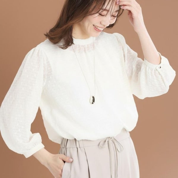 リフレクト（Reflect）/【手洗い可】ロングシルエットブラウス