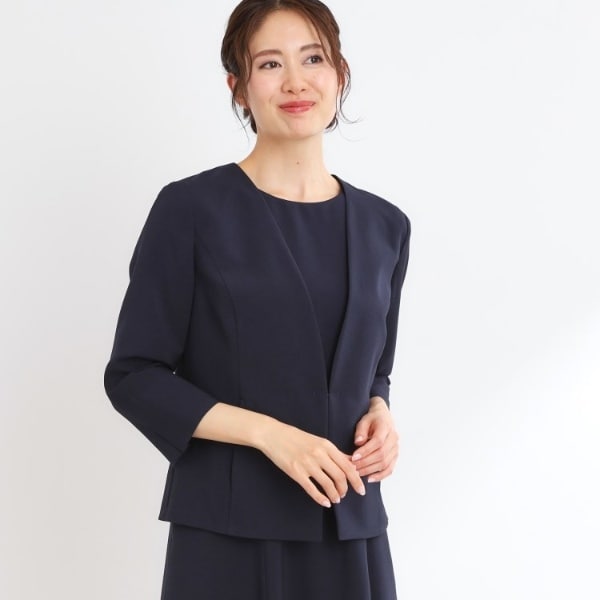 リフレクト（Reflect）/【接触冷感／洗える／吸水速乾／夏のオケージョンに／セットアップ可】ノーカラージャケット