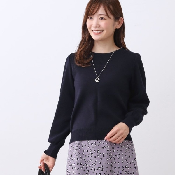 リフレクト（Reflect）/【選べる8色／スカートにもパンツにも◎】ウール混ボートネックニット