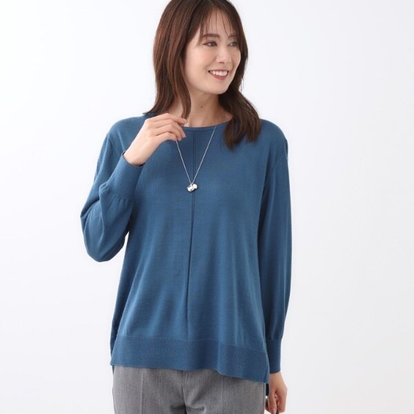 リフレクト（Reflect）/【ちくちくしない／アンサンブル可／通勤におすすめ◎】オフボディニット