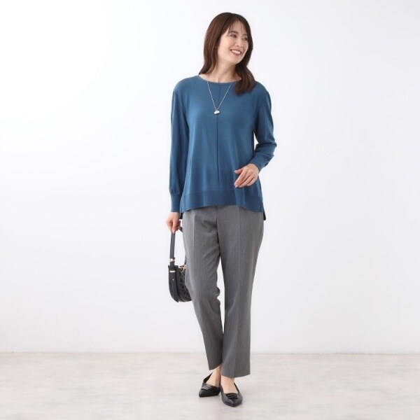 リフレクト（Reflect）/【ちくちくしない／アンサンブル可／通勤におすすめ◎】オフボディニット